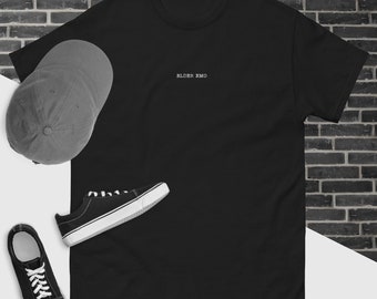 Emo-T-Shirt mit Stickerei | Fanartikel einer Pop-Punk-Band, 100 % Baumwolle
