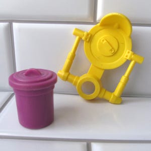 1989 TMNT Retrocatapult Vehicle Parts Lot - Teenage Mutant Ninja Turtles