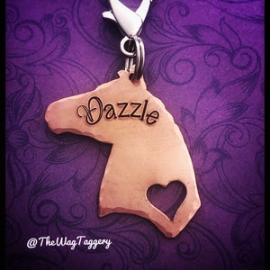 Personalized Horse bridle tag - custom keychain - ID tag - bridle charm - equine