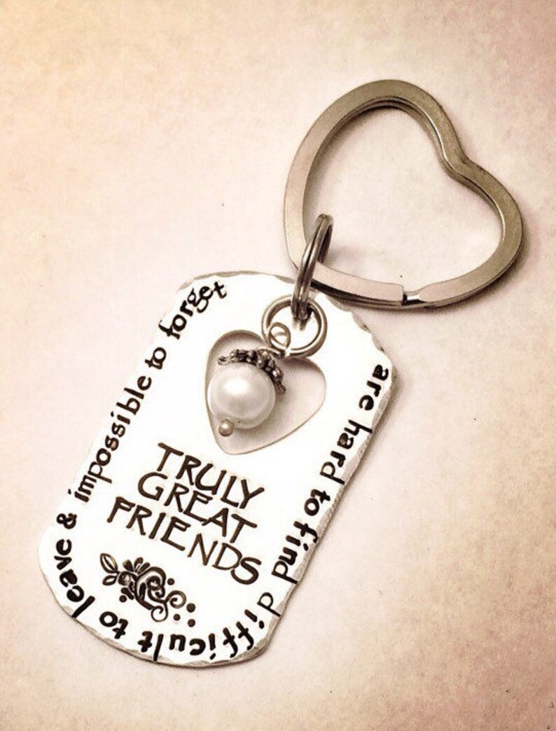 Handmade Friends Keychain Gifts for Best Friends Hand Etsy
