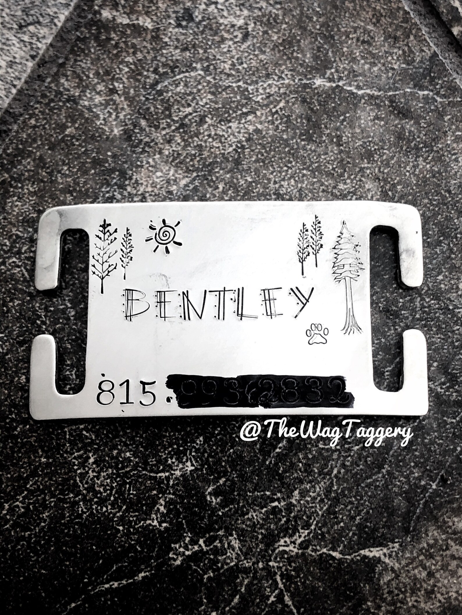 Several Styles No Jingle Dog ID Tag No Sound Dog ID Tag Etsy