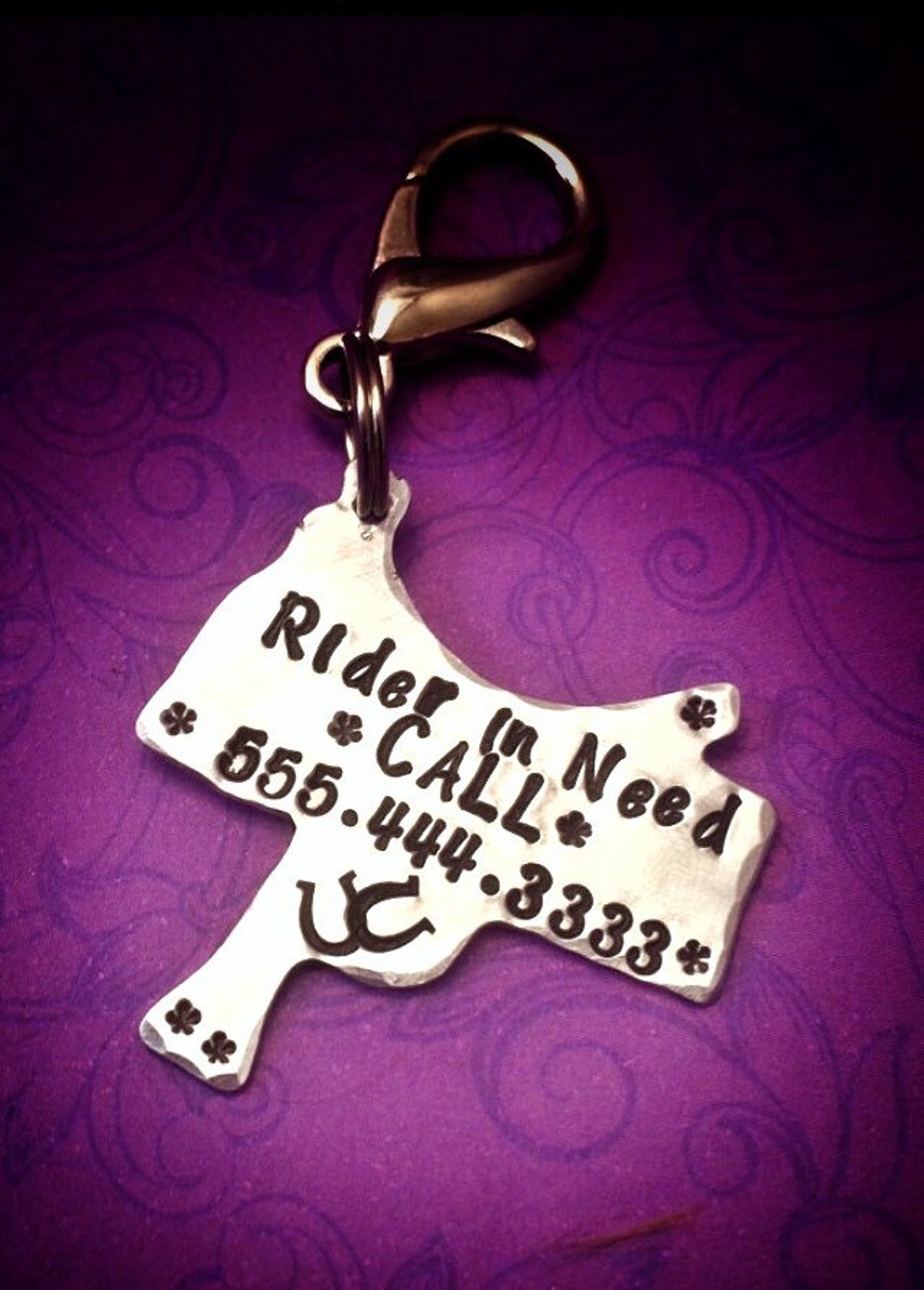 Trail Rider in Need Tag Emergency Contact Phone Number Etsy