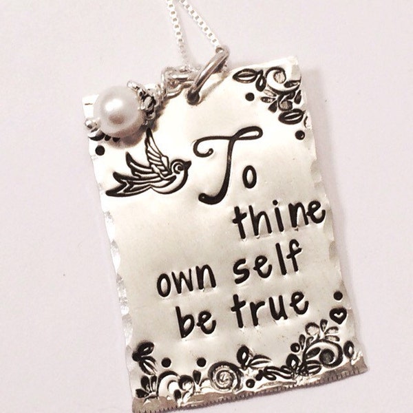 To Thine Own Self Etsy