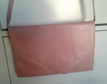 Lovely Romantic 1980's Pink Envelope bag