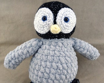 Crocheted Baby Penguin Plush
