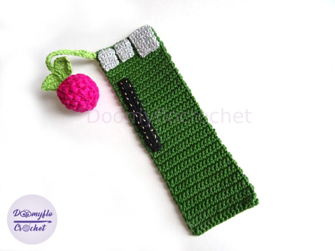 Raspberry Pi 4 Textile Bookmark Raspberry Computer Crochet Cotton With ...