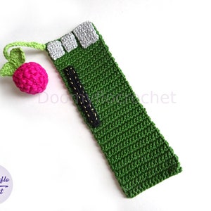 Raspberry Pi 4 Marque pages textile framboise ordinateur en coton au crochet avec framboise amigurumi fait main