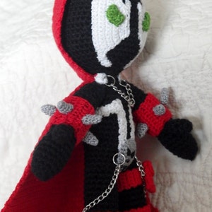 Spawn doll textile crocheted figurine amigurumi superheroe comics us 画像 4