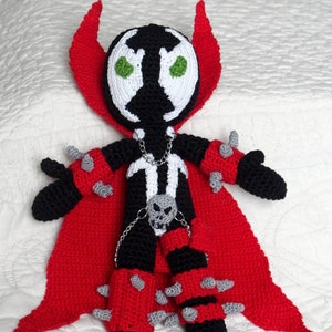 Spawn doll textile crocheted figurine amigurumi superheroe comics us 画像 6