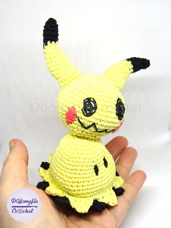 Fantasia Pikachu de Crochê Bebe