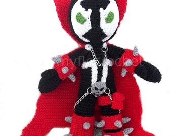 Spawn poupée figurine en coton au crochet