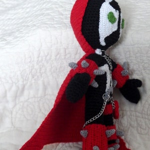 Spawn doll textile crocheted figurine amigurumi superheroe comics us 画像 3