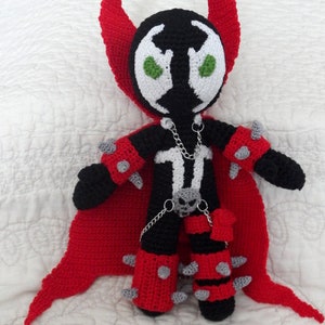 Spawn doll textile crocheted figurine amigurumi superheroe comics us 画像 8