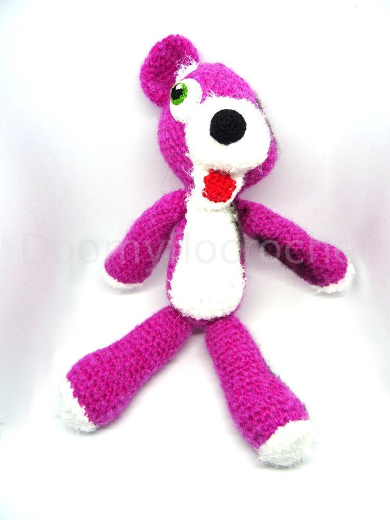 Breaking Bad Pink Teddy Bear plush crochet style image 1