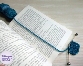 Marque pages pour livres de poche en forme d'aiguilles tricot et pelote de laine au crochet, pour adultes, fans de tricot