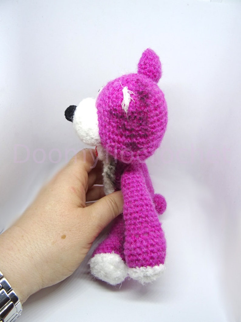 Breaking Bad Pink Teddy Bear plush crochet style image 9