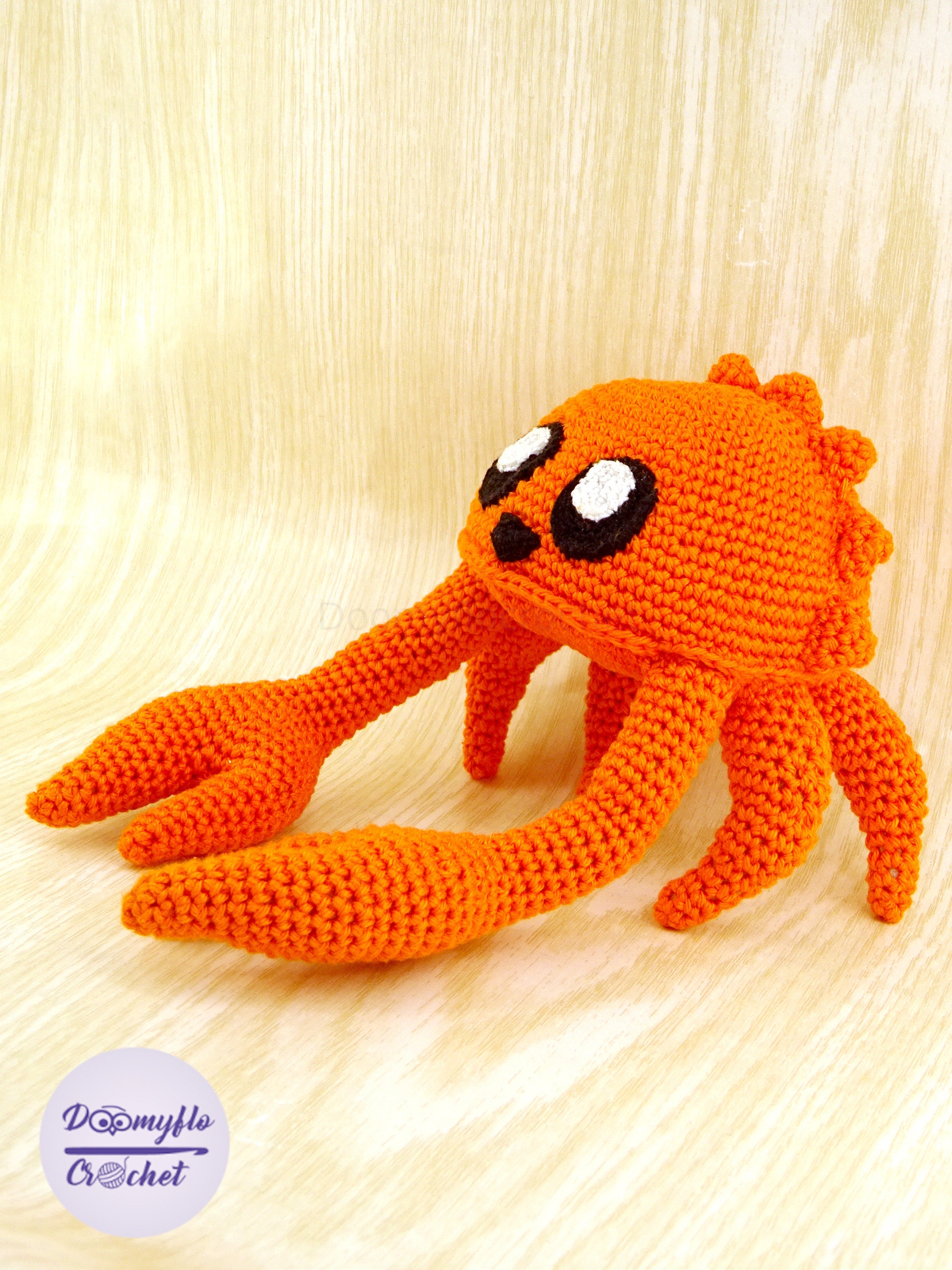 Rust Orange Crab Mascot Ferris Crocheted Cotton-made Plush - Etsy