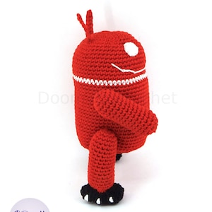 Red Droid Replicant Mascot Crochet Plush