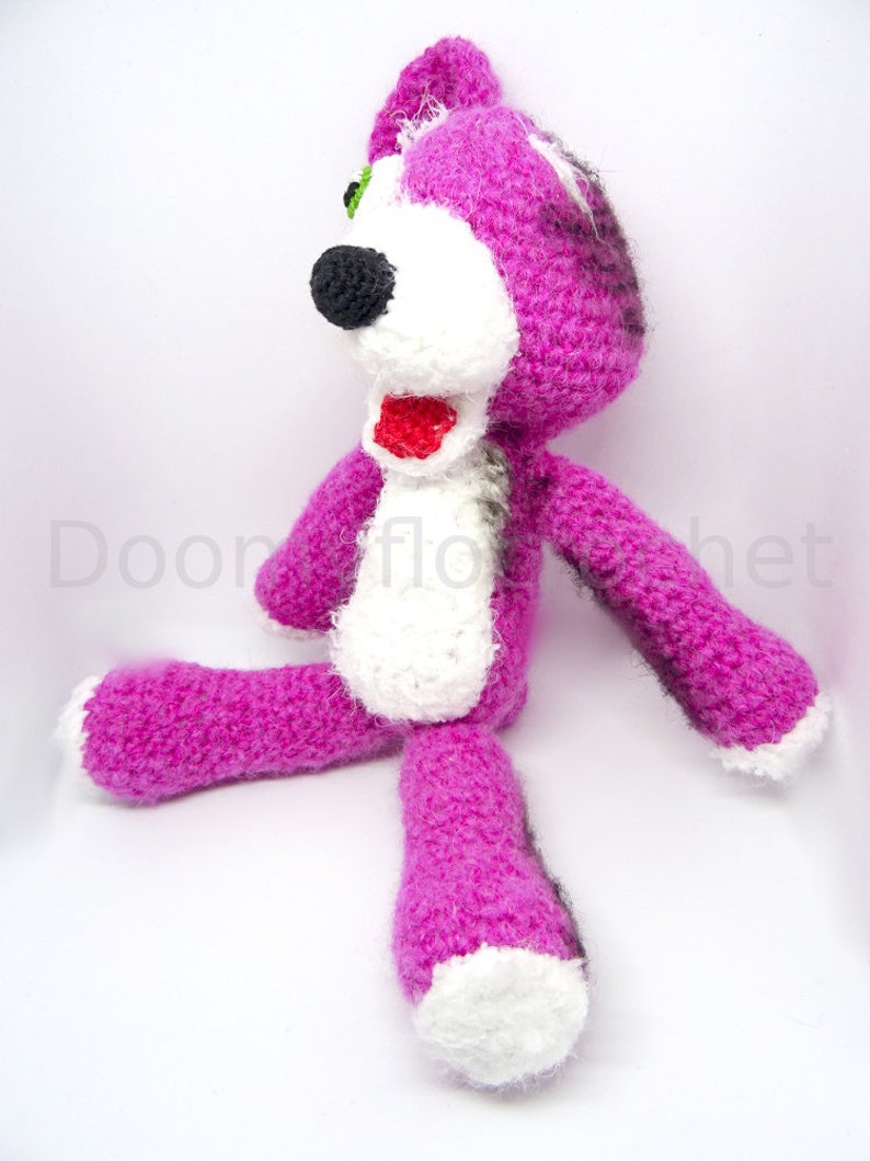 Breaking Bad Pink Teddy Bear plush crochet style image 3