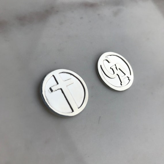 Bride Groom Name Initials 925 Sterling Silver Wedding Coins Etsy