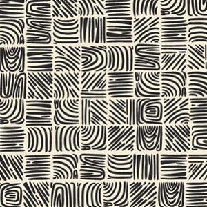Timber Echoes by Art Gallery Fabrics Collection Modernista Moderne Noir Crème Lignes Abstraites Courtepointe Géométrique Cur8tor Scandinave AGF