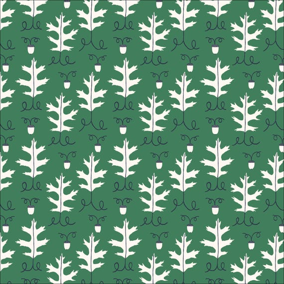 Mid-Century Acorn - Autumn Walk - Emily Taylor - Cloud 9 Fabrics - Poplin Mid-Century Acorn - Autumn Walk - Emily Taylor - Cloud 9 Fabrics - Poplin