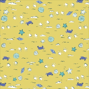 Sandy Paws - Dog Days Of Summer - Krissy Mast - Cloud 9 Fabrics - Poplin Sandy Paws - Dog Days Of Summer - Krissy Mast - Cloud 9 Fabrics - Poplin