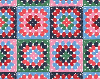 Granny Squares - Autumn Walk - Emily Taylor - Cloud 9 Fabrics - Poplin Granny Squares - Autumn Walk - Emily Taylor - Cloud 9 Fabrics - Poplin
