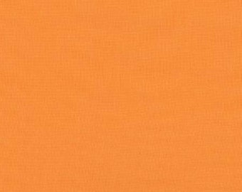 Saffron Kona Solid from Robert Kaufman Solid Fabric Solid Orange Material Solids Quilt Fabric Light Orange Quilt Fabric