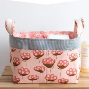 Divided Basket by Noodlehead Simple Sewing Pattern DIY Modern Sewist