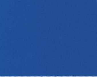 Regatta Blue Solid Fabric from Bella Solids Moda Fabric Solid Bright Cobalt Blue Quilt Fabric