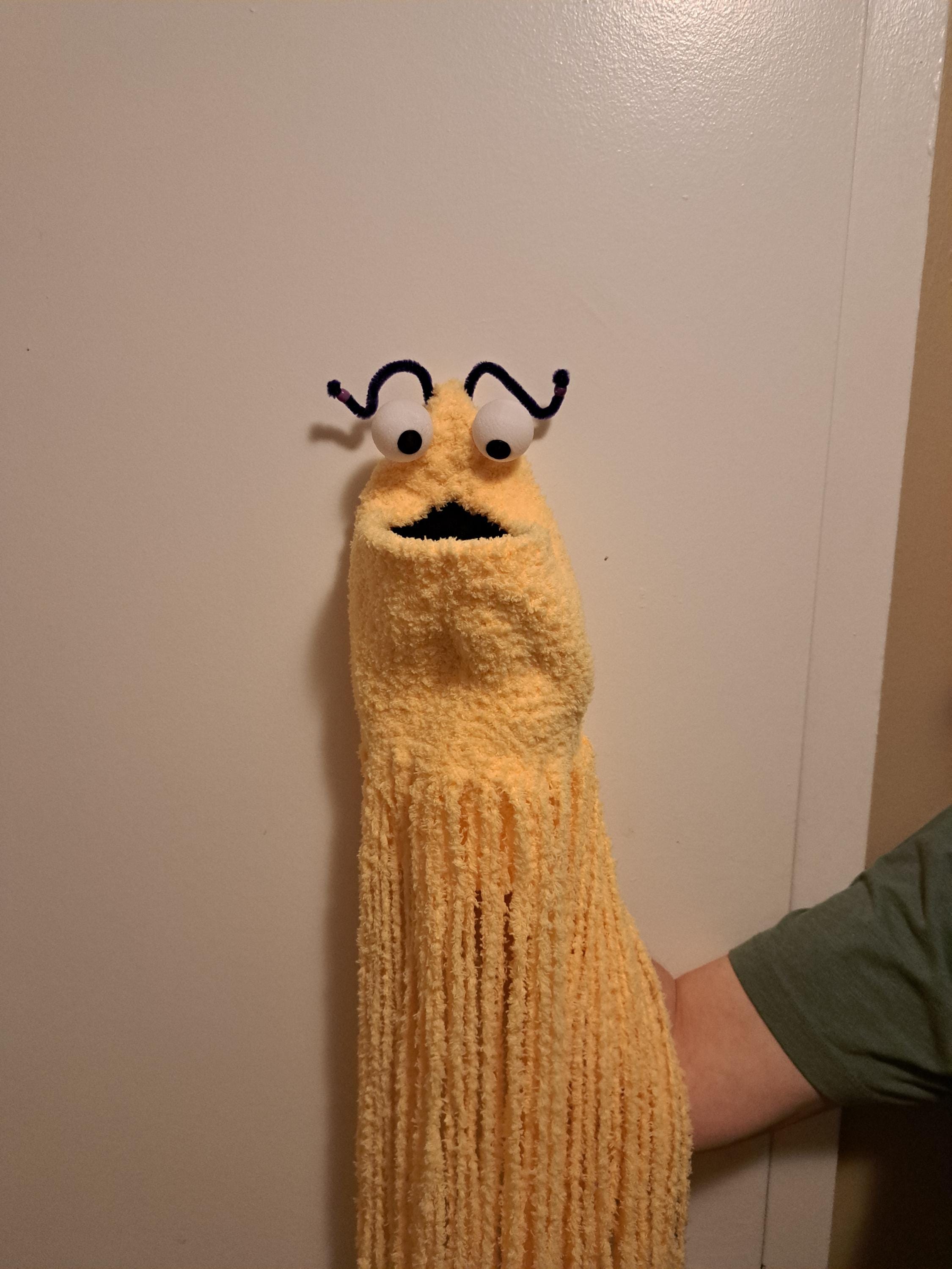 Soft Crochet Monster Hand Puppet. Alien Yip Yip, - Etsy