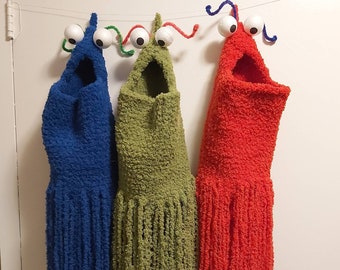 Monstre au crochet souple pour le rangement. Extraterrestre, oui oui,