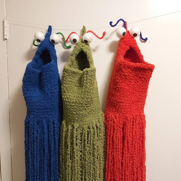 Monstre au crochet souple pour le rangement. Extraterrestre, oui oui,