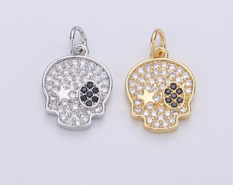 3x17mm 2 PIECES 2pc 18kt gold Filled Mama Micro Pave Charm for Mother day Gift Bracelet Necklace Earring Component