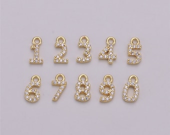 6 Number 70 Charms number seventy chs2043 Silver Plated Pendants