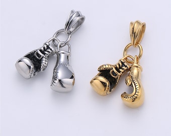 10pcs Tibetan Silver Boxing gloves Bead 3D charms Pendants fit bracelet 20x10mm