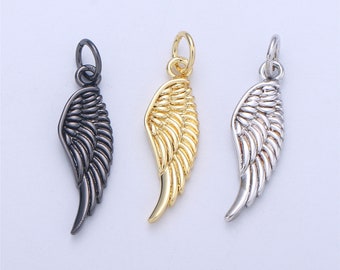 6 NEW Angel Wings Charms Turquoise Tibetan Silver Pendentifs Rétro 18x22mm