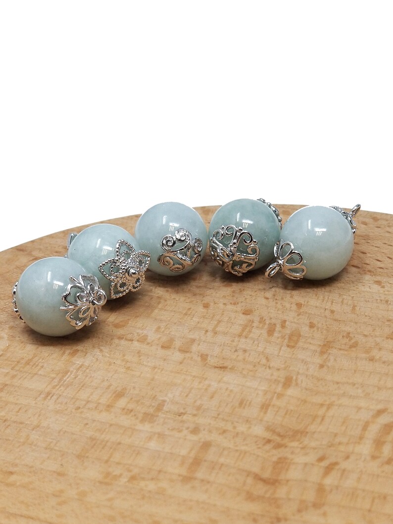 Swirl Style Bead Topper White Gold Filled Flower Bead Cap Bead Making for Bracelet Necklace Supplies Findings Jewelry Making