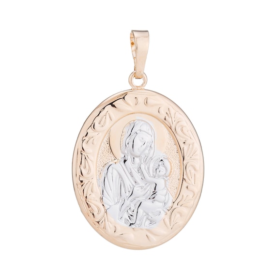 mary and jesus pendant