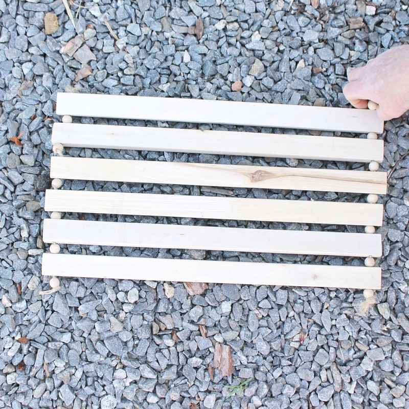 Wood Bath Mat - Etsy