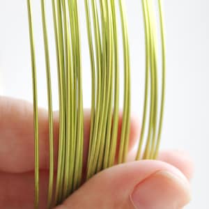 Filo di alluminio colore Apple - diametro 1 mm - 10 metri - gioielli artigianali Wire Wrapping - 09