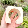 Unfinished Wooden Bangle Bracelet for DIY Crafting – 45 mm Wide Handmade Bracelet Blank, Natural Wooden Jewelry Making Supply product logo