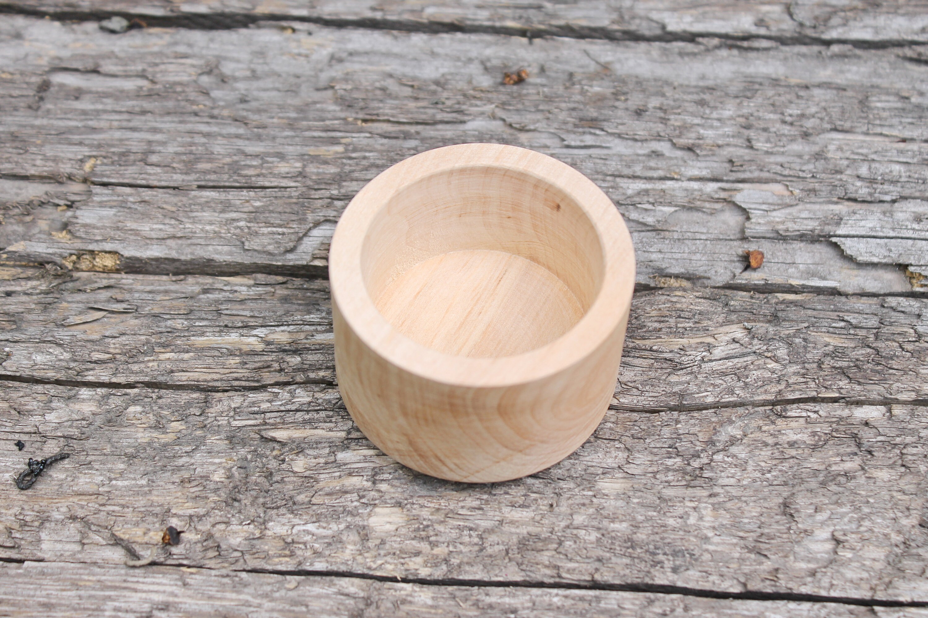 Runde unfertige Holzkiste ohne Bezug naturbelassen | Etsy