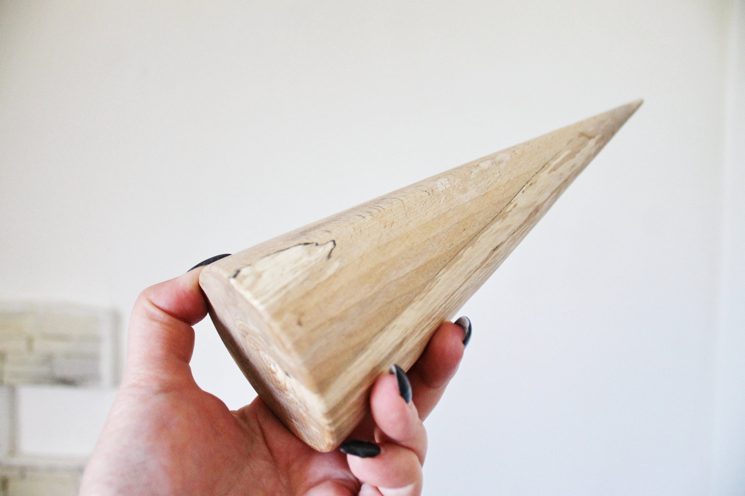 Big Wooden Cones 245 Mm X 75 Mm (9.6x3 Inch)- Natural Eco-friendly