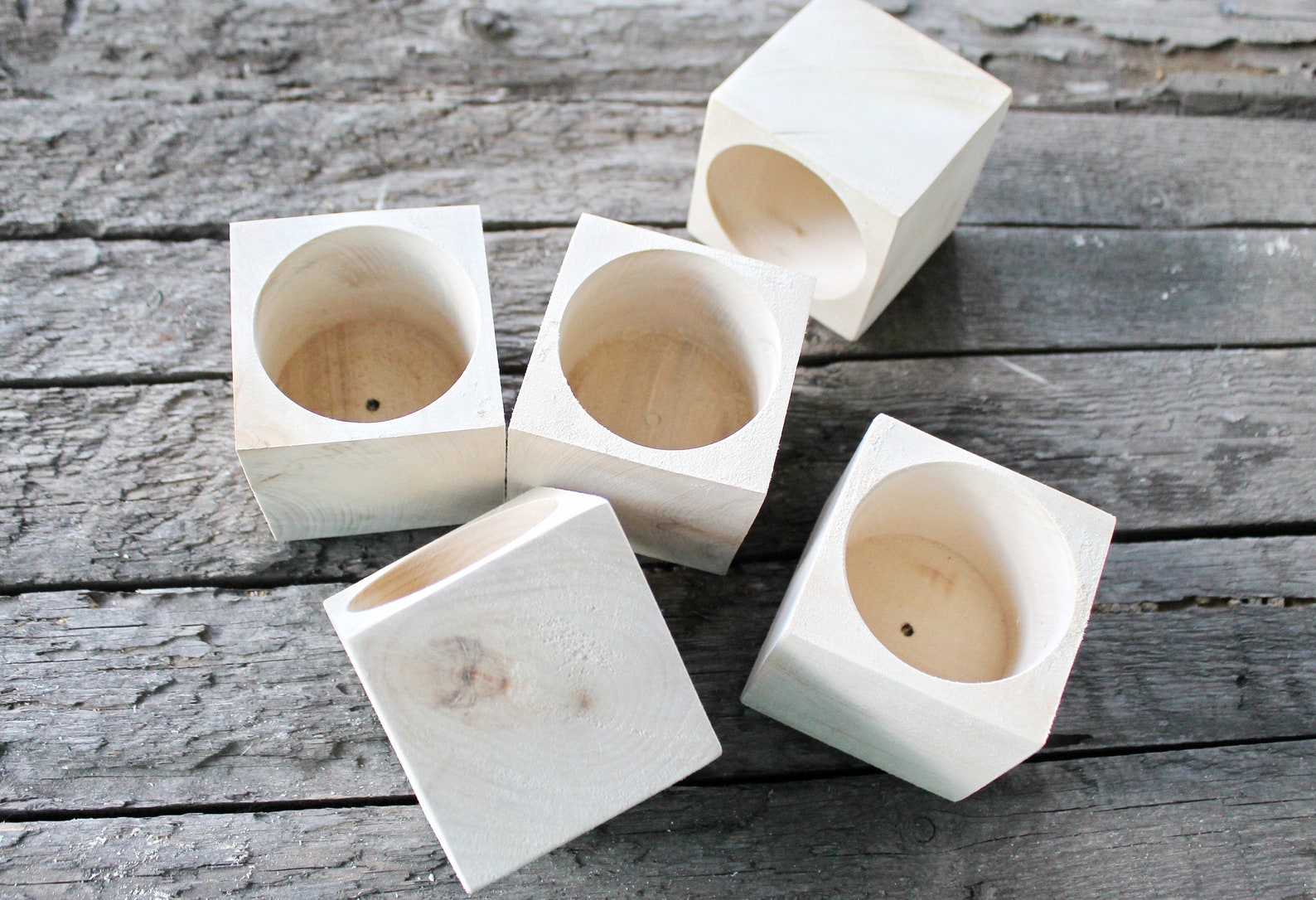 75 Mm Square Unfinished Wooden Box Without Lid Natural Etsy