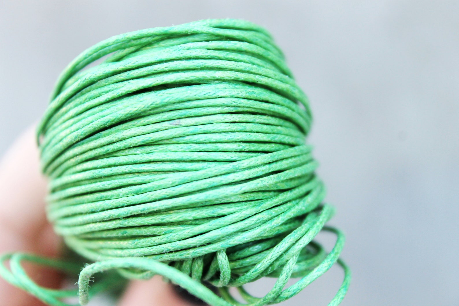 Green Wax Cotton Cord 1mm 10 Meters 109 Yards or 328 Feet Etsy