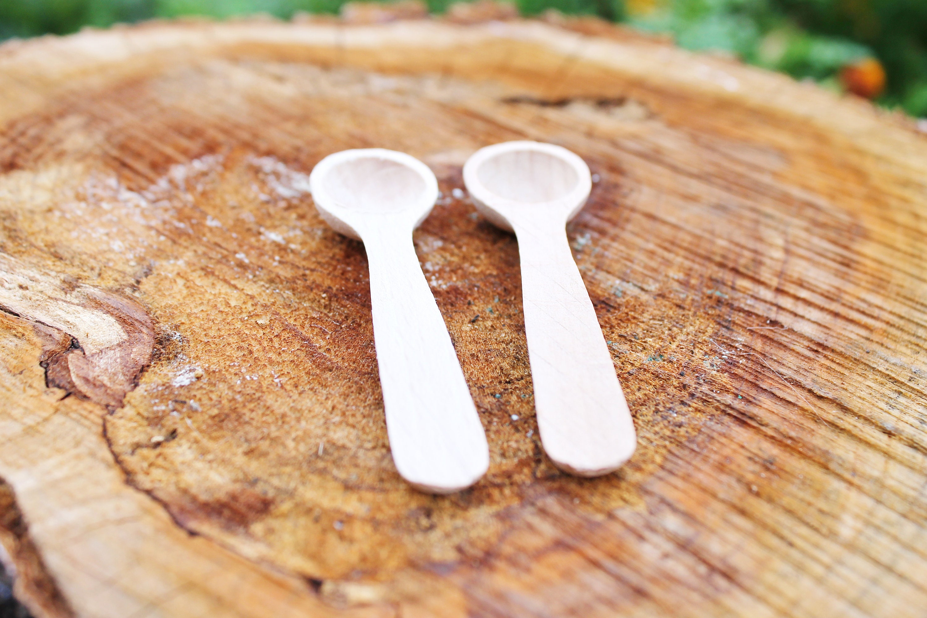 25 Mini Cuillères En Bois Pour épices - Dimensions 6,8 X 2,5 Cm - Pour Sel, Sucre, Miel, Café, Déco Cuisine