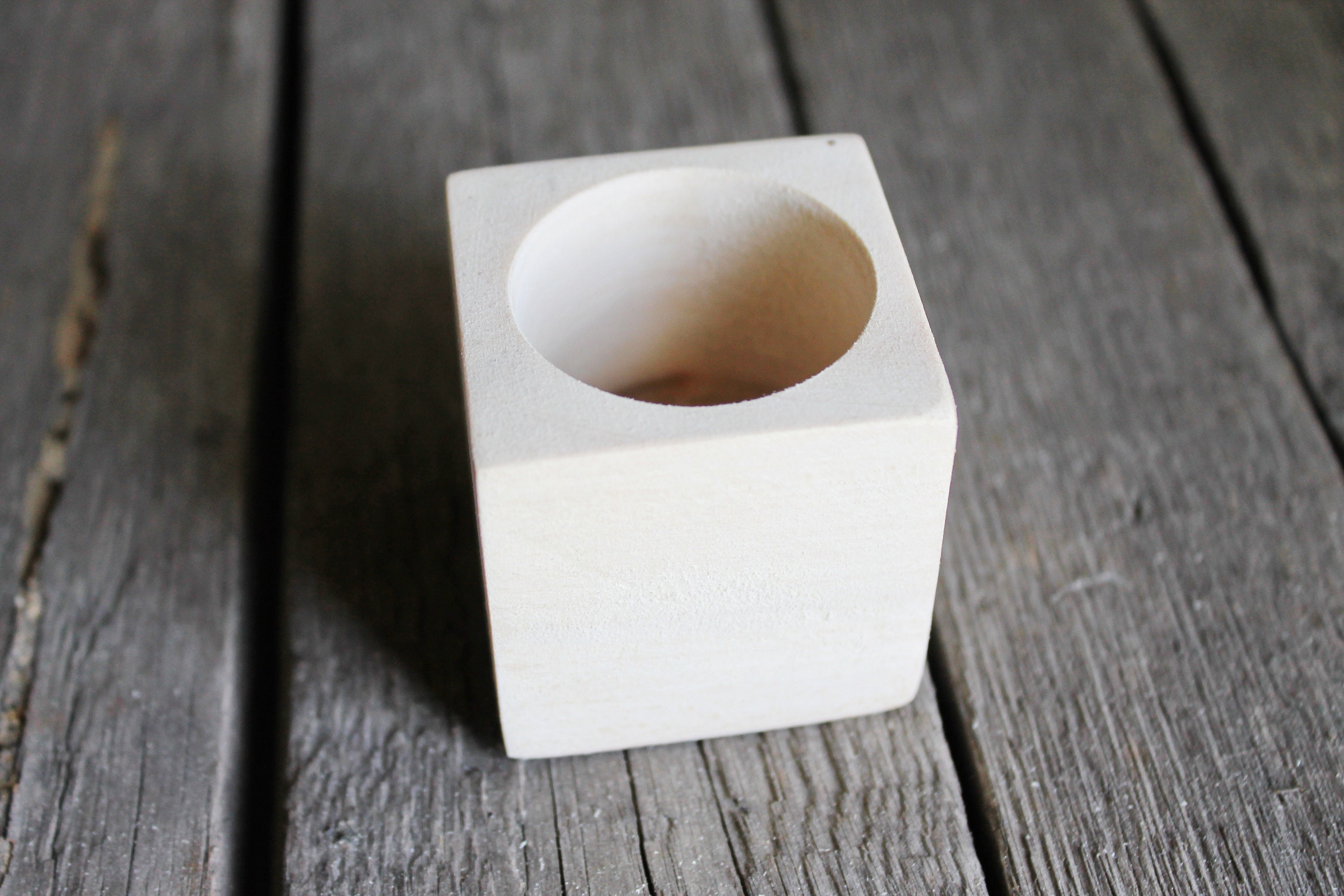 45 Mm Square Unfinished Wooden Box Without Lid Natural Etsy