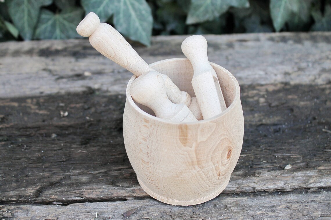 Handmade small wooden scoop for spices 3 inches natural Etsy